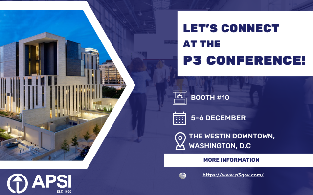 Visit APSI at Booth #10 at the 2024 P3 Conference!
