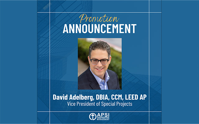 Promotion Announcement: David Adelberg, Vice President of Special Projects