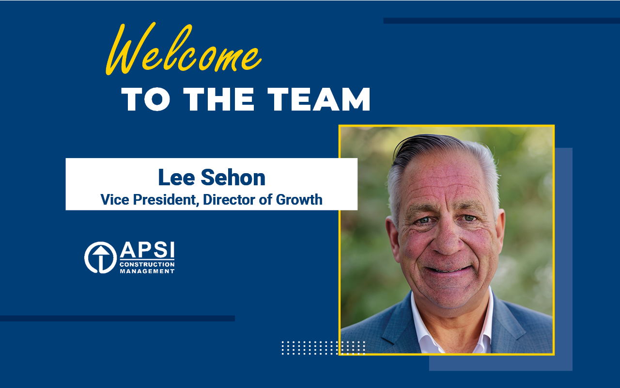  APSI Welcomes Lee Sehon as VP, Director of Growth