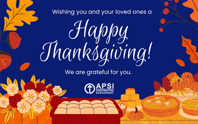Happy Thanksgiving from APSI
