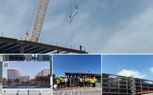 Harbor UCLA Medical Center Outpatient Building Topping Out!