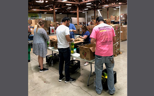 Volunteering at Second Harvest Food Bank