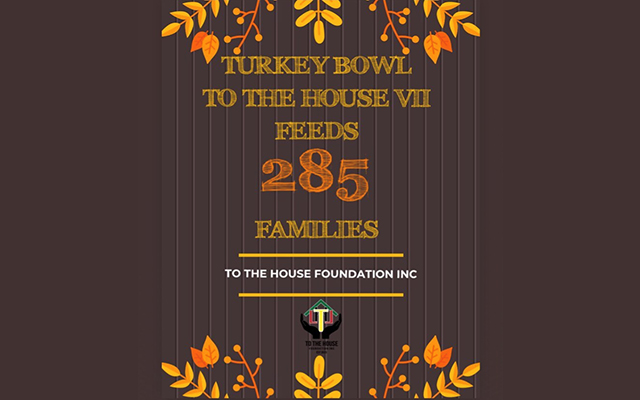 To The House Foundation Thanksgiving Meal Donations